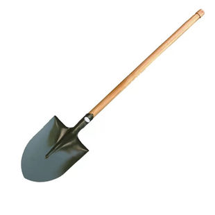 Engineering shovel shovel wholesale outdoor square shovel pointed shovel flood fighting rescue flood prevention emergency combat readiness wooden handle shovel