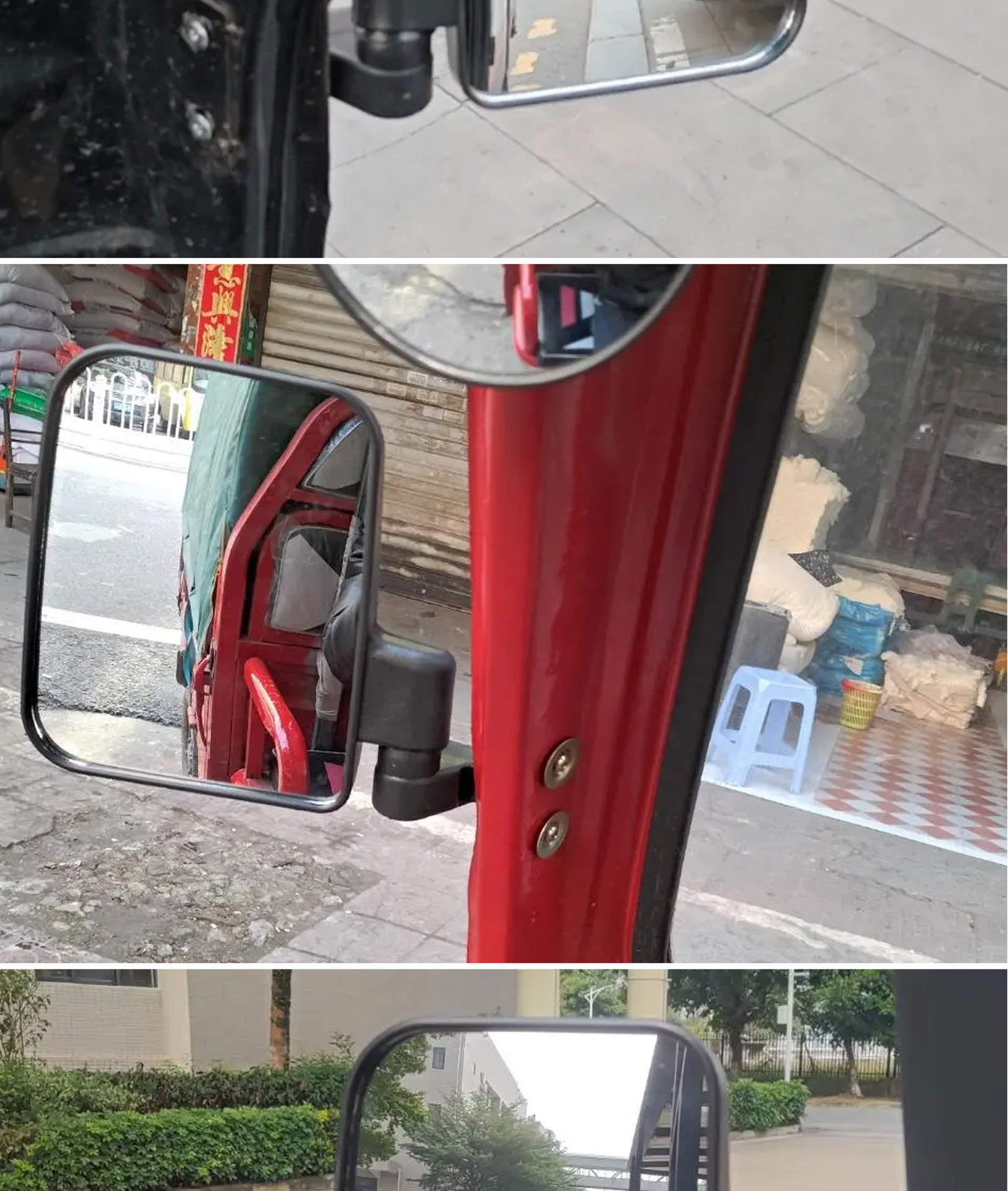 Reflective Mirrors for Electric Four-Wheel Vehicles, Suitable for Zongshen and Other Electric Three-Wheel Vehicles, Universal Rearview Mirrors