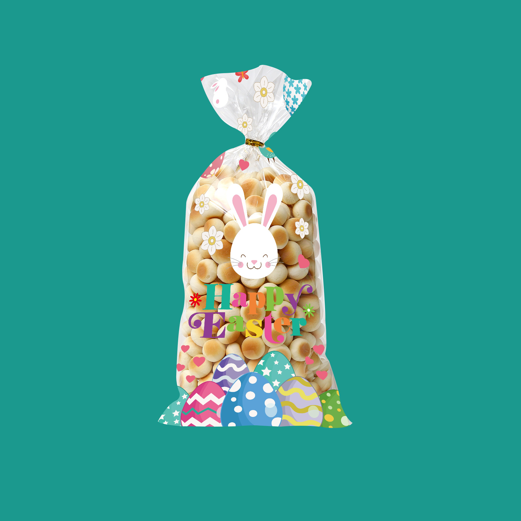 Cute Style Cute Heart Shape Opp Daily Gift Wrapping Supplies
