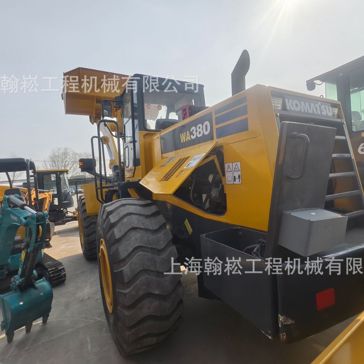 Cargadora de carretillas elevadoras de segunda mano Cargadora Komatsu WA380 de segunda mano Maquinaria de construcción transfronteriza para la venta Cummins