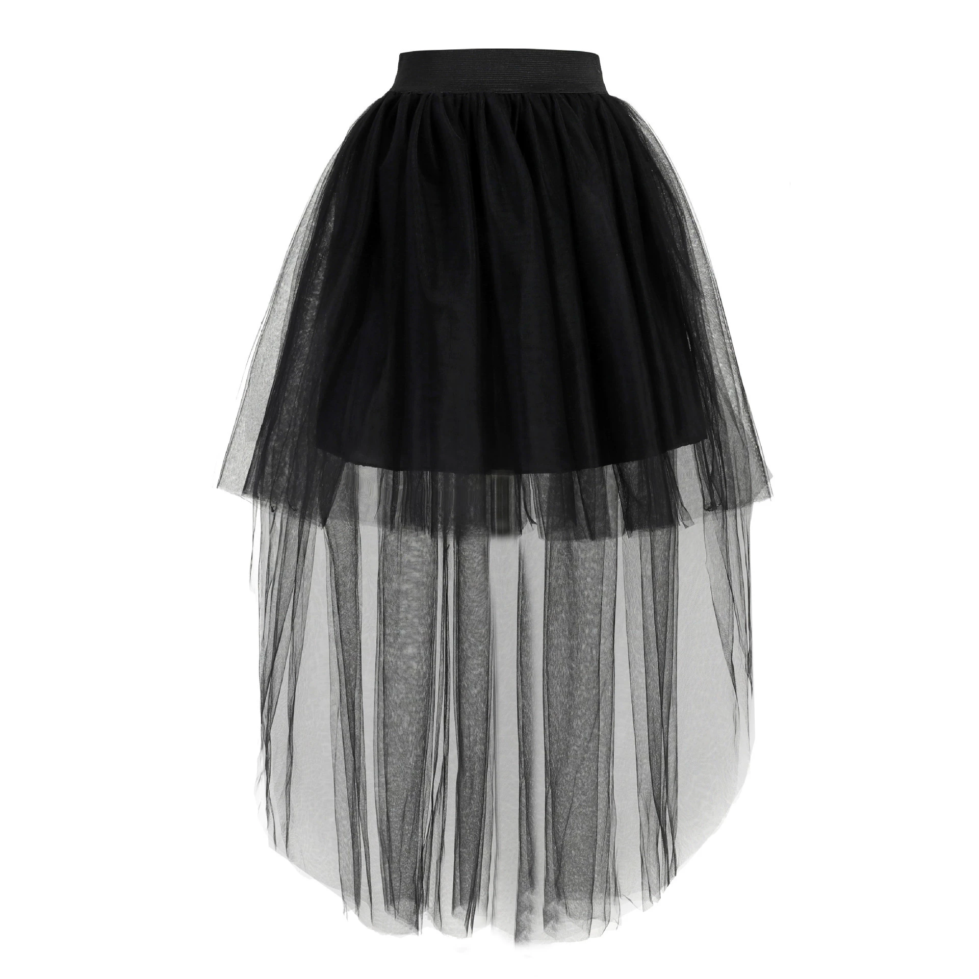 Летняя сексуальная черная юбка, Amazon, юбка- tutu, европейский стиль, асимметричный крой
