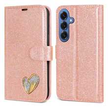 �m������S26/S25�W��glitter leather caseƤ��S26ultra�֙CƤ��