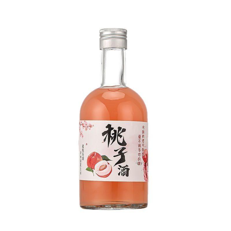 供应蒙砂透明玻璃酒瓶梅见果酒瓶青梅杨梅酒瓶自酿果酒瓶分装瓶|undefined