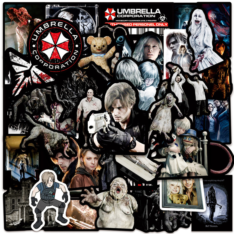 50 Resident Evil 9: Biohazard 9: Aria of the Dead Game-Themed Stickers and Journal Stickers 50 Resident Evil 9: Biohazard 9: Aria of the Dead Game-Themed Stickers and Journal Stickers