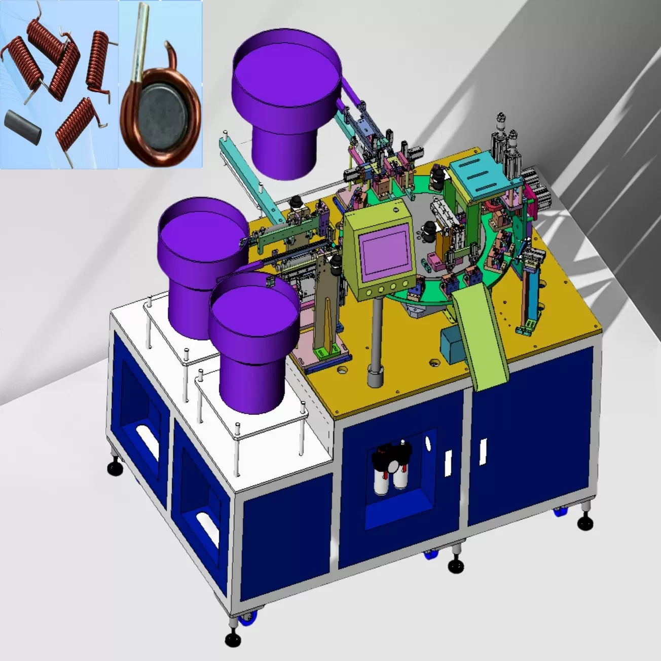 汽车专用 电感磁芯全自动组装设备 客户指定功能 源头厂家专业制