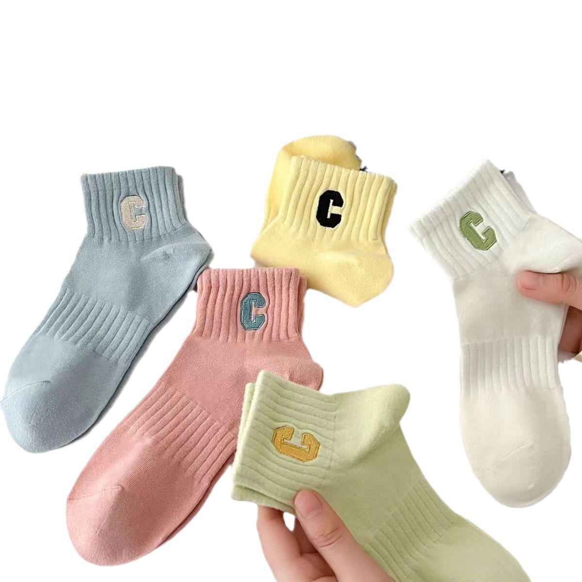 Zhuji calcetines de primavera y otoño calcetines de mujer calcetines de marea de dopamina al por mayor calcetines de tobillo bajos de corte bajo calcetines de verano para niñas