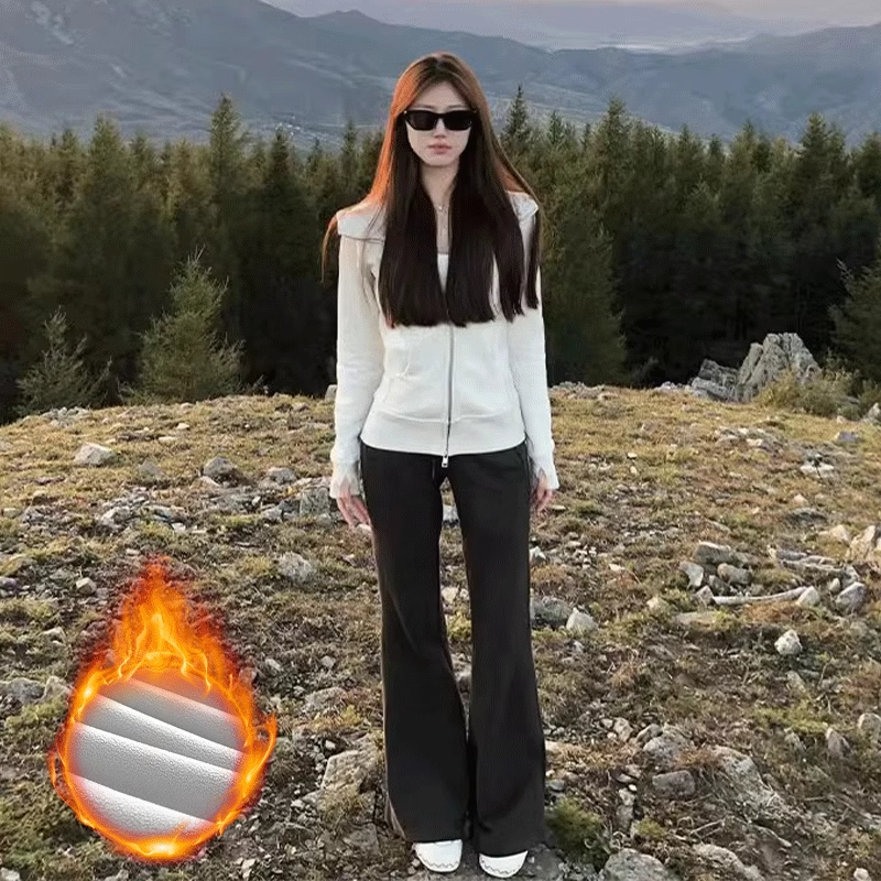 Фиолетовый демисезонный свитшот, приталенная тёплая куртка с капюшоном, осень