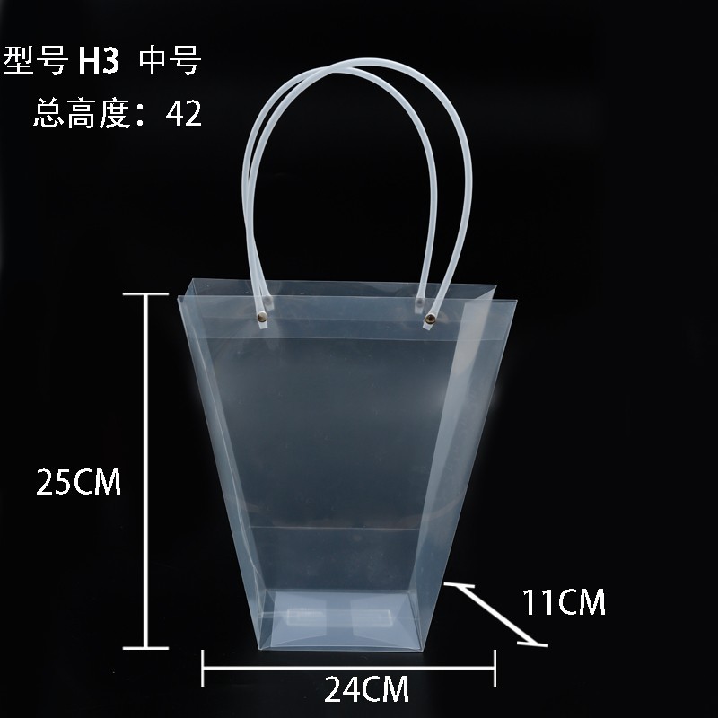 教师节 圆形鲜花手提盒向日葵花束单侧包装盒diy插花盒花艺材料|undefined