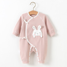 新生婴儿衣服春秋外穿冬季打底保暖初生宝宝连体衣和尚哈衣爬服