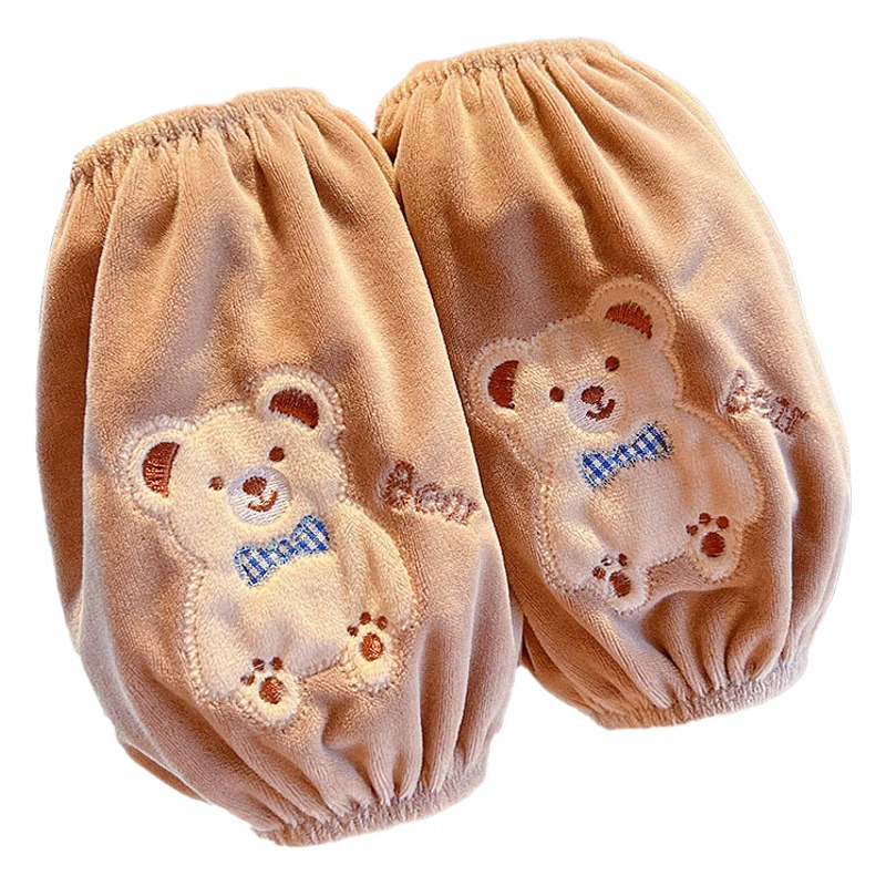 Пятно-стойкие рукава для мальчиков и девочек, осенне-зимние рукава для младенцев, милые детские рукава, детские маленькие рукава с героями мультфильмов