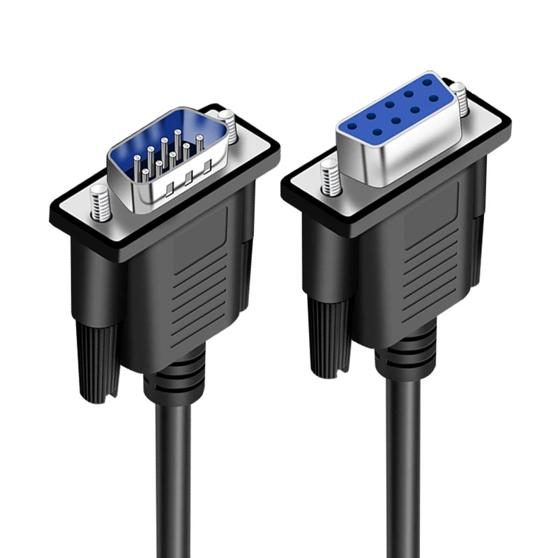 Полный медный RS232COM кабель данных порт последовательный DB9 разъём кабель COM мужчина-мама для шины
