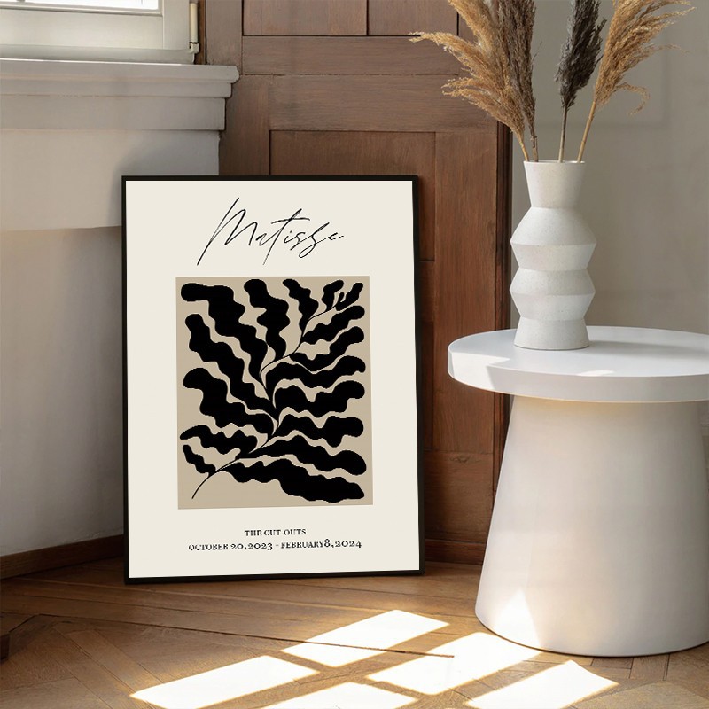 Modern Minimalist Abstract Matisse Sofa Background Wall Decorative Painting Entrance Hall Corridor Unique Art Wall Mural