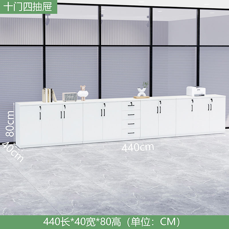 オフィス収納引き出しキャビネット、フロアファイルキャビネット、木製ファイルキャビネット、ローキャビネット、スライド式収納キャビネット