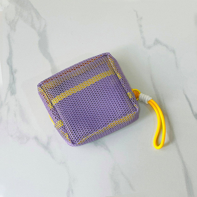 Bolsa de tofu de malla de dopamina superligera de malla de maquillaje bolsa de almacenamiento multipropósito de gran capacidad de comercio exterior transfronterizo