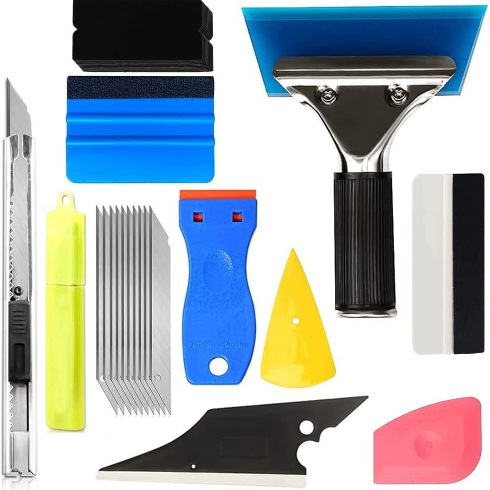 Auto film tool suit window solar film special tool beef tendon hard scraper tool cross-border suit