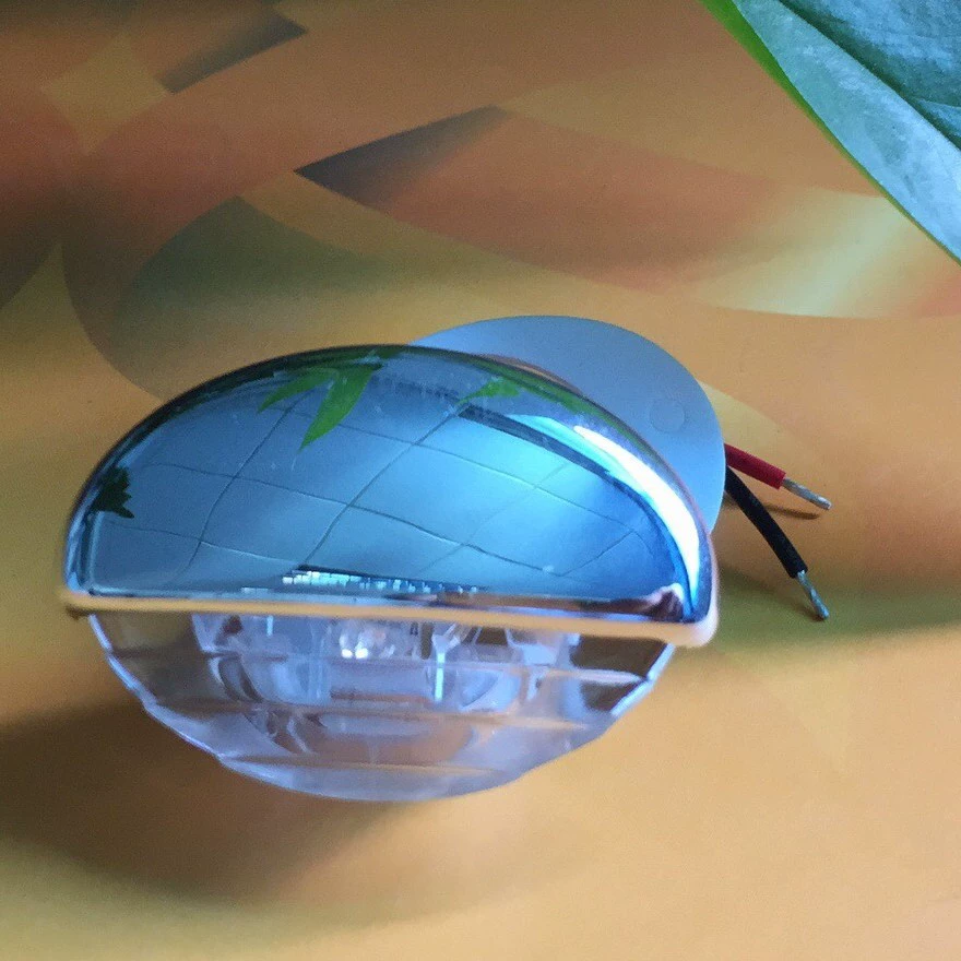 Светодиодный светильник E013101 для яхт и автодомов, белый, с полупрозрачным плафоном, для проходов, коридоров и лестниц, 12VDC