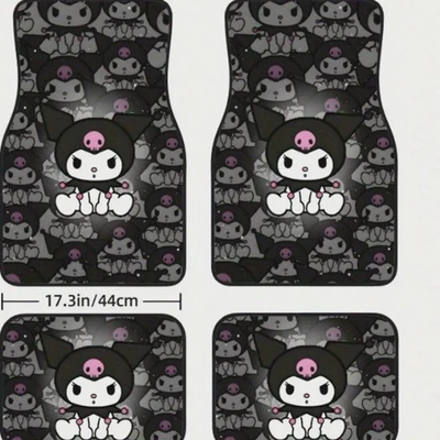Avtomobil döşəmə paspasları — Floor Mats Carpet Four-Piece Set - dsn-foot-pad-65-3344cm-two-piece-set