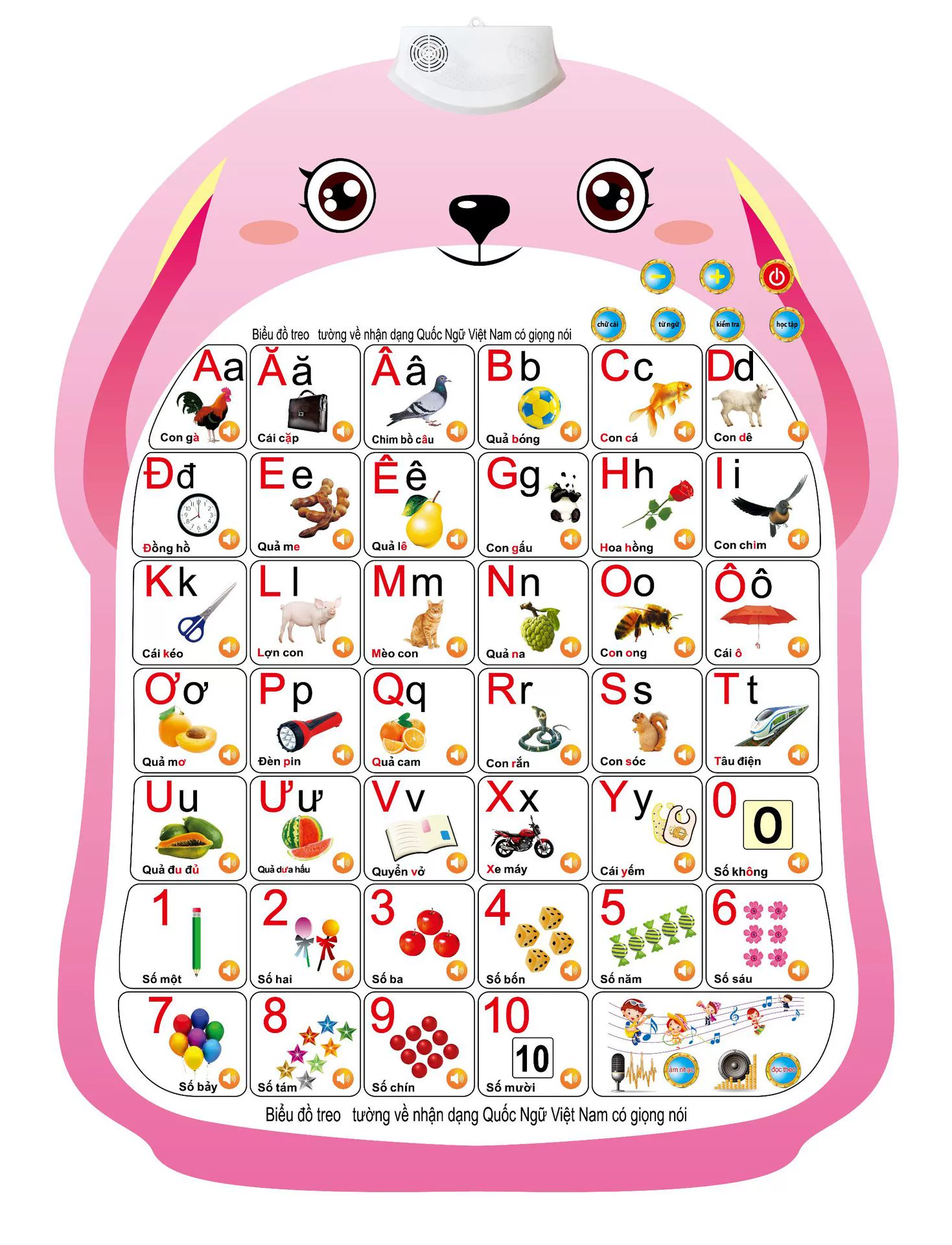 Интерактивный обучающий флипчарт‑игрушка со звуком, 54,5×39,5 см