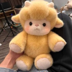 会奔跑围兜跑跑动物系列可爱小熊小羊兔玩偶毛绒玩具睡觉安抚娃娃