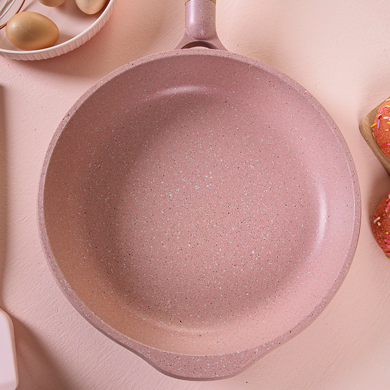 MGC maifan piedra wok hogar sartén antiadherente olla Cocina de Inducción estufa de gas especial antiadherente sartén