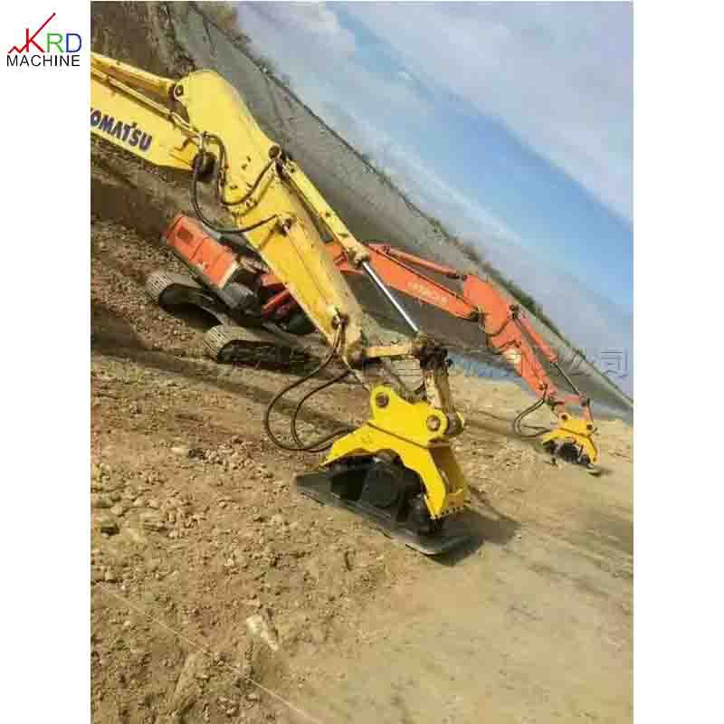 挖掘机配套振动夯 路面沟槽凹坑夯实机 平面斜面台阶液压打夯机