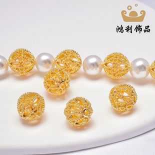 18k��ɫ�U�������diy�ֹ��A��ˮ�������U�ջ����Ʒ�������ɢ��