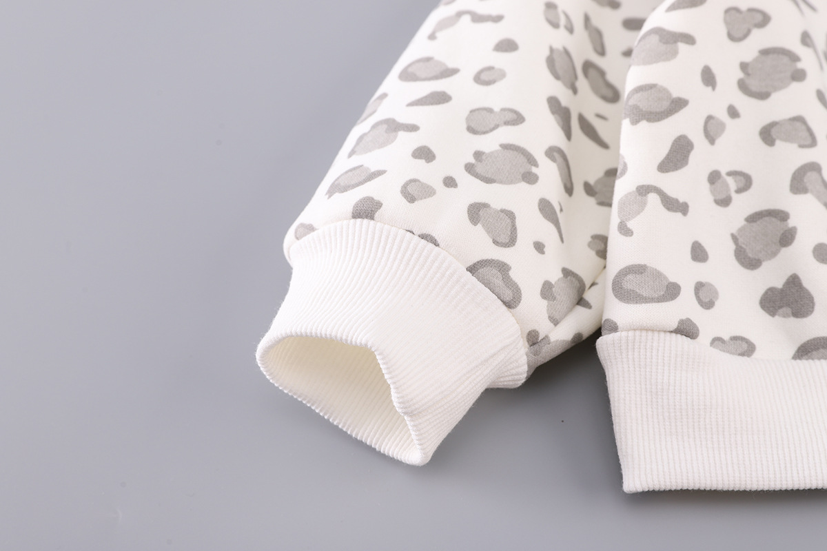 Jongen Fleece Sweatshirt Mat Leopardmuster An Box Set_voghion.com