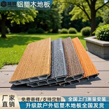 铝合金塑木地板户外庭院花园栈道防腐地板防水防潮包测量安装自铺