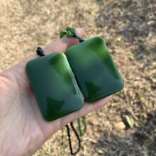 厂家批发外蒙料吊坠挂件观音佛树叶金鱼貔貅葫芦平安扣玉佩百款