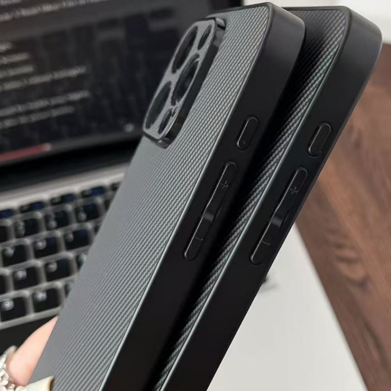 Carbon Fiber Leather Case For Huawei Honor Mate 80 Pro Nova 15_voghion.com