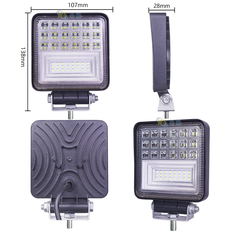 Excavadora carretilla elevadora vehículo de ingeniería todoterreno LED brazo grande 12v lámpara de mantenimiento Liugong Xugong lámpara de difusión lámpara carcasa