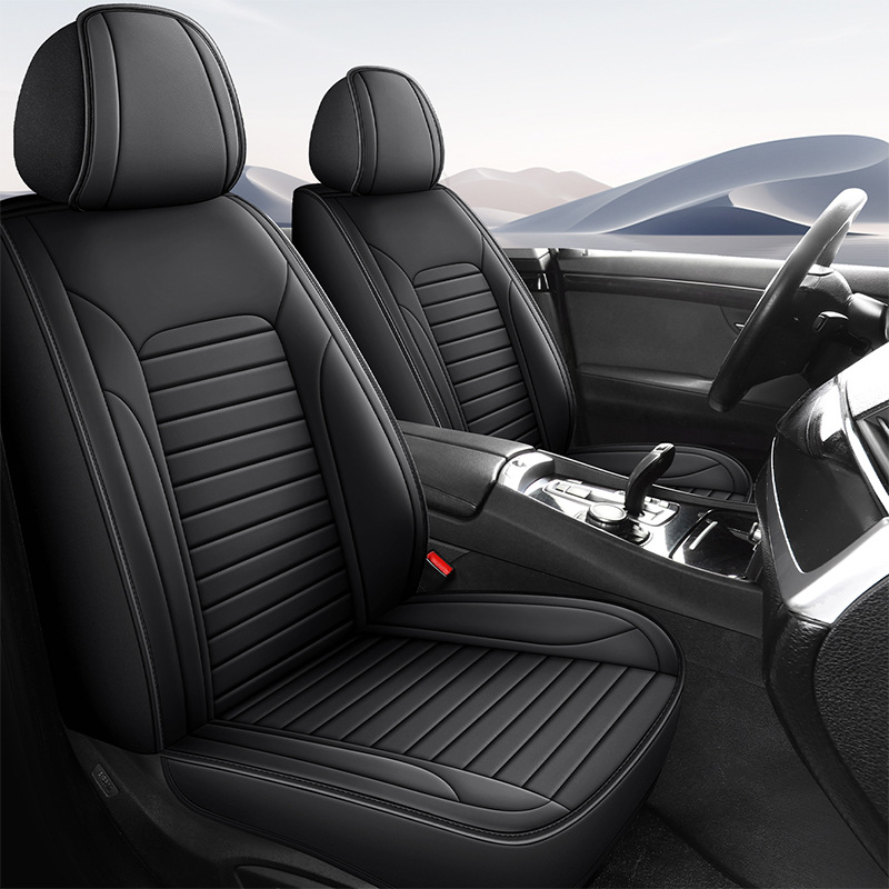 新款全包全皮四季通用汽车坐垫实体跨境 批发座垫一件代发