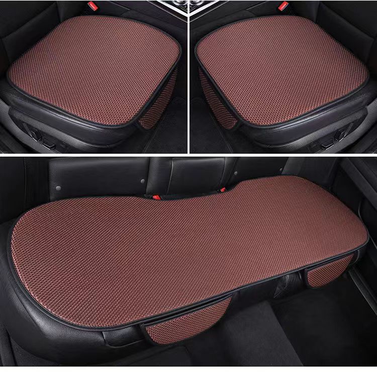 Car seat cushion summer car ice silk seat cushion three-piece car cool cushion ventilated and breathable car ice cushion universal