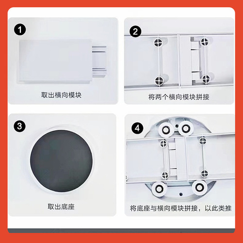 ✅ Home Long Table Rotating Manual Turntable Adjustable Size Plate Party Table Turntable Dining Magic Rotating