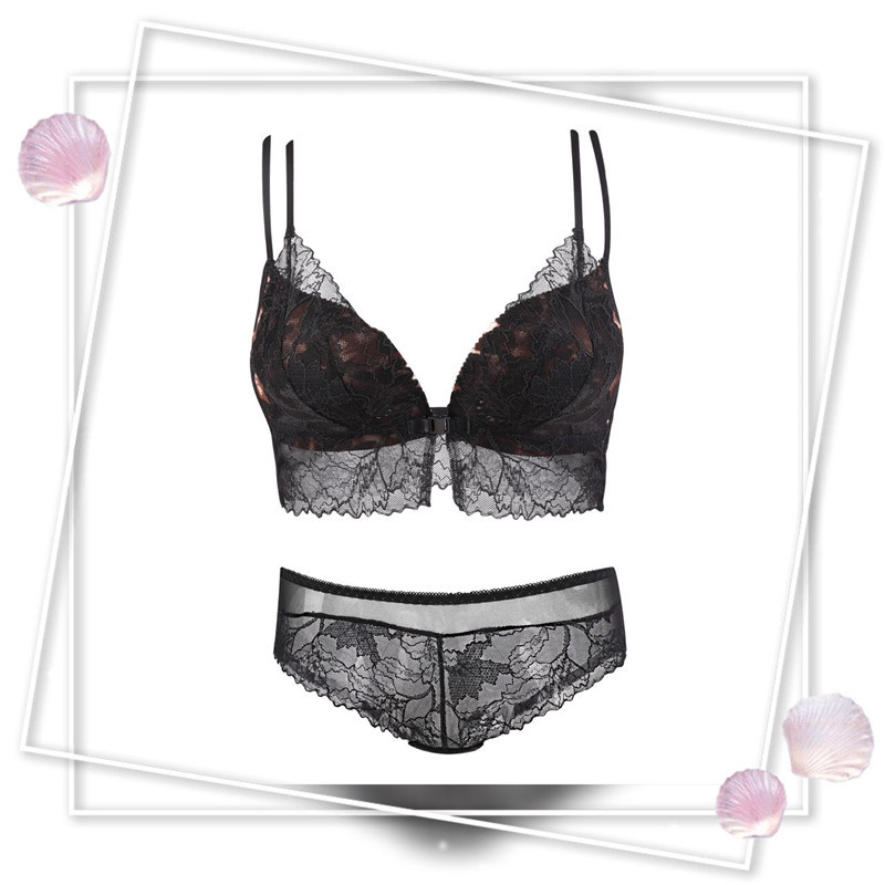 908 sexy leopardo impresión encaje frontal hebilla inalámbrico pequeño pecho grande Sujetador push up belleza volver Cruz delgada sujetador cubierta