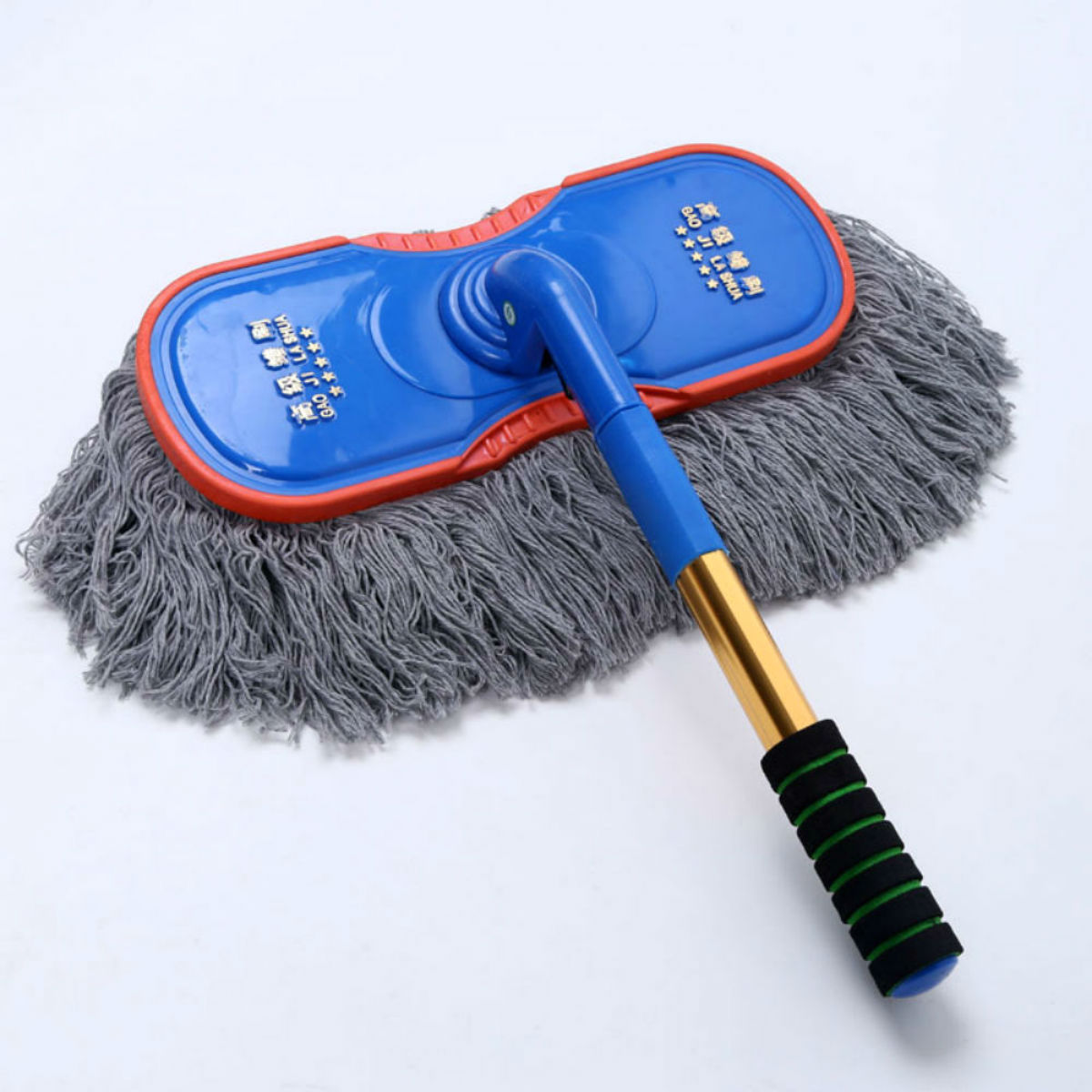 蜡刷 洗车拖把 360度旋转伸缩蜡刷 全棉线汽车清洁拖把