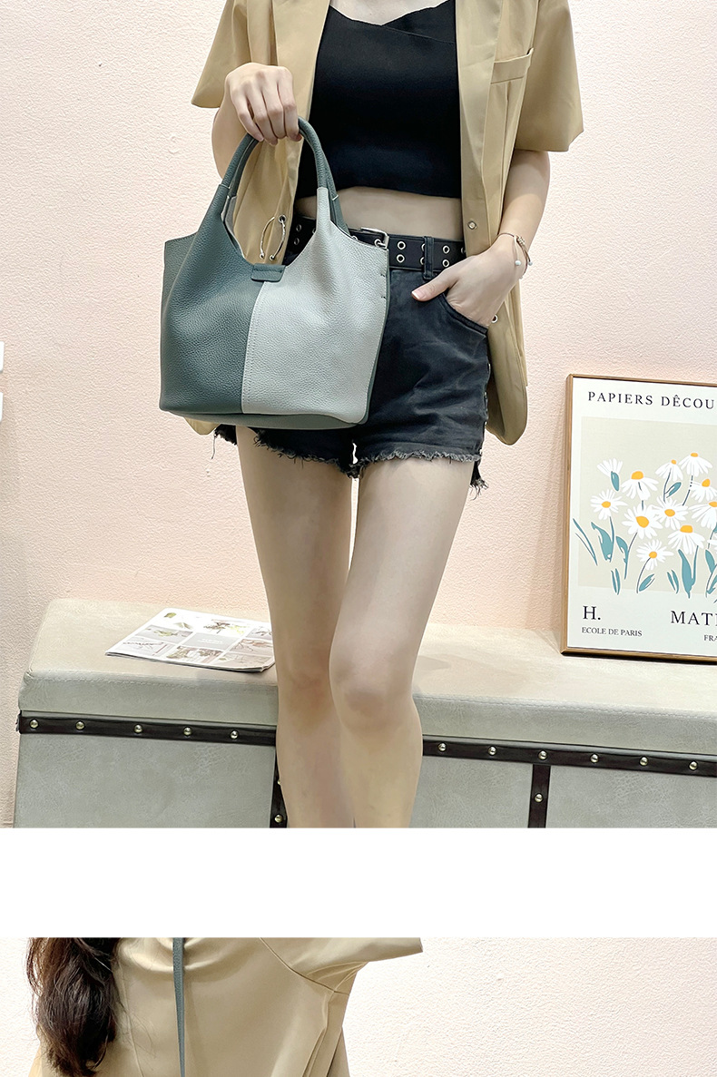 Echtleder Schultertasche Nischen-design Luxus Handtasche Damen_voghion.com
