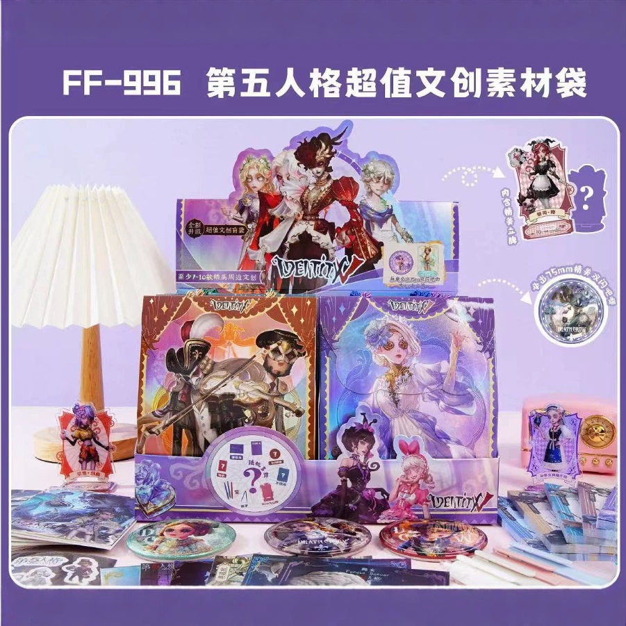 Cartoon stationery for students, set, gift box