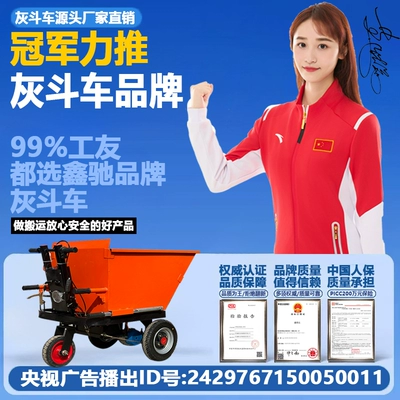Construction Site Electric Handcart, Ash Bucket Truck, Tricycle, Dump Truck, Brick and Sand Transport, Manure Transport, Material Loading, and Cargo Transport (Avtomobil fırlanan platformaları) - lingpai-xinch-is-committed-to-providing-the-best-mechanical-products-and-professional-services