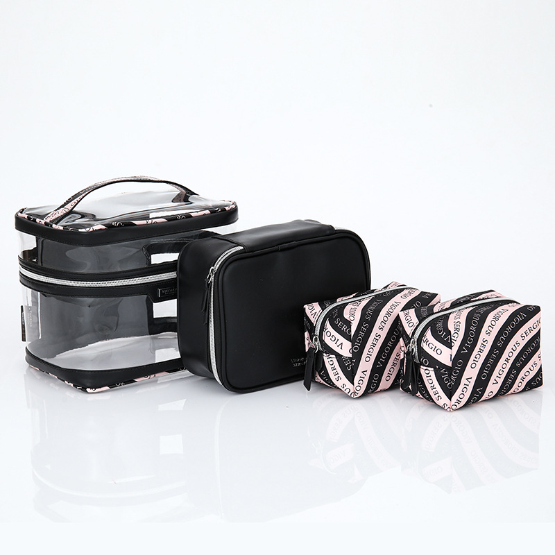 Juego de cuatro piezas-ola negra