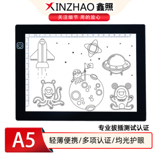 Xinzhou A5 Copy Table Diamond Drawing Board Transparent Writing Table Animation Led Drawing Board Copy Board Transparent Table Led Drawing Board