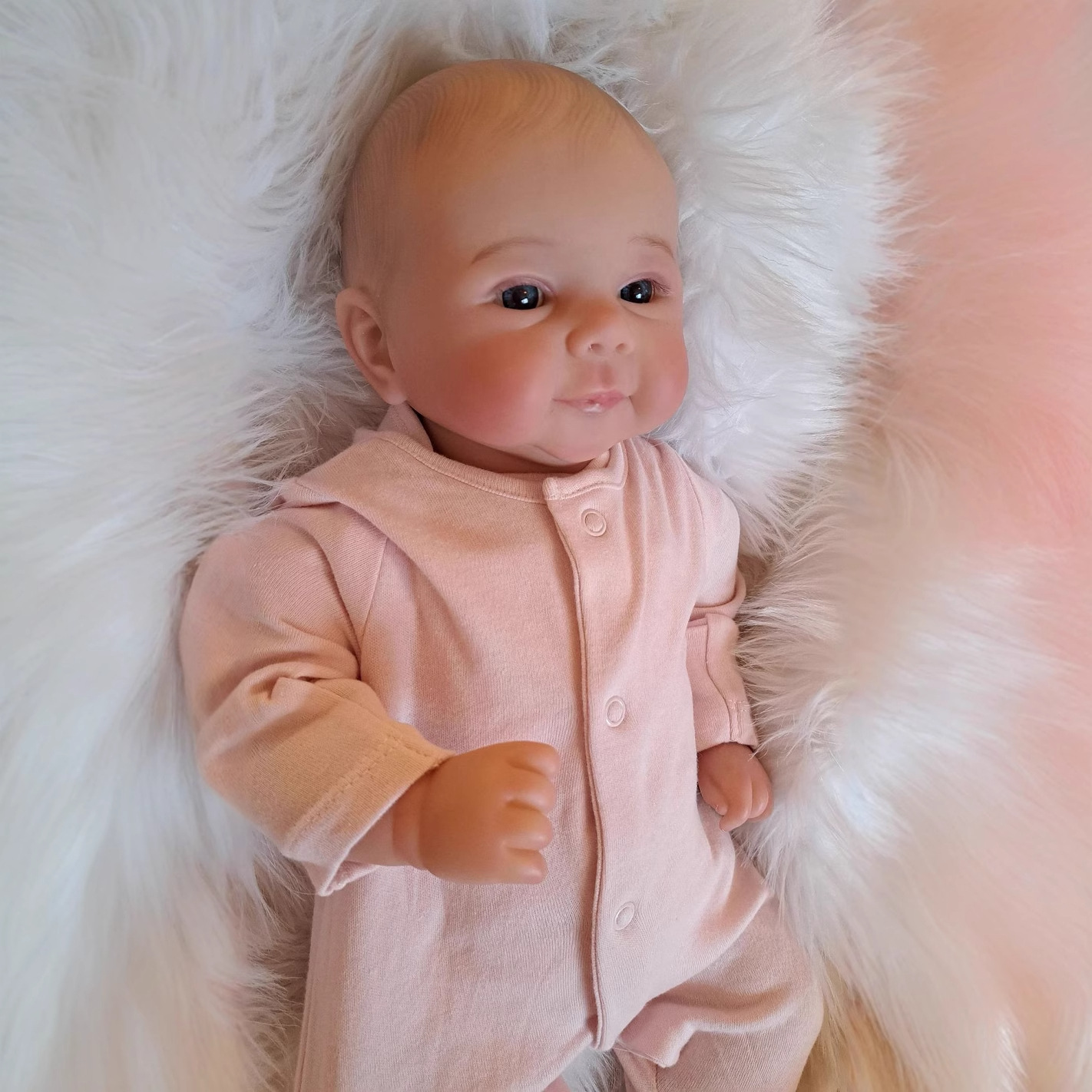 50cm tela cuerpo simulación bebé renacido muñeca transfronteriza e-commerce suministro entrega de una sola pieza