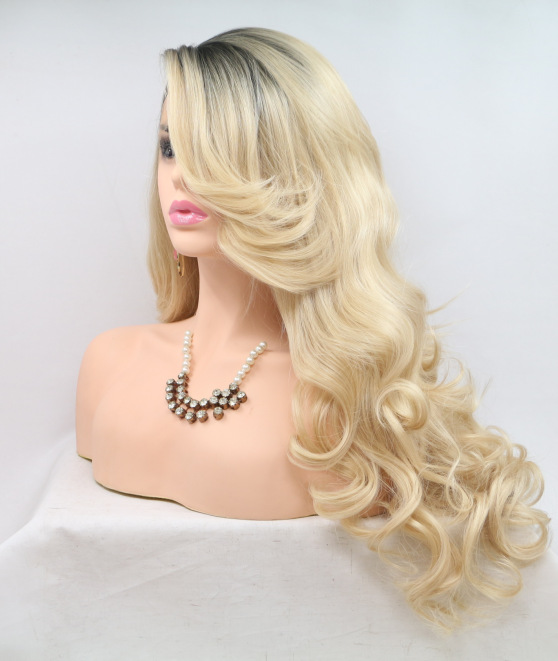 Funda de peluca de seda de alta temperatura Estilo de moda europeo y americano