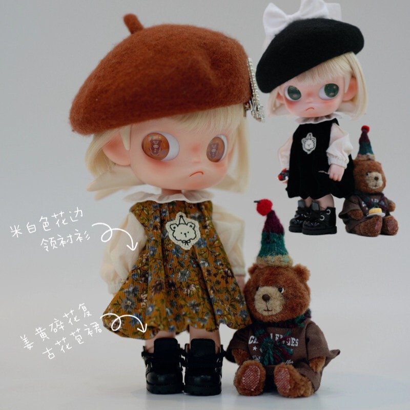 Gazi Zsiga Doll Clothes Are Hand-Made, a Quarter-Sized Outfit for the Doll of One's Desires