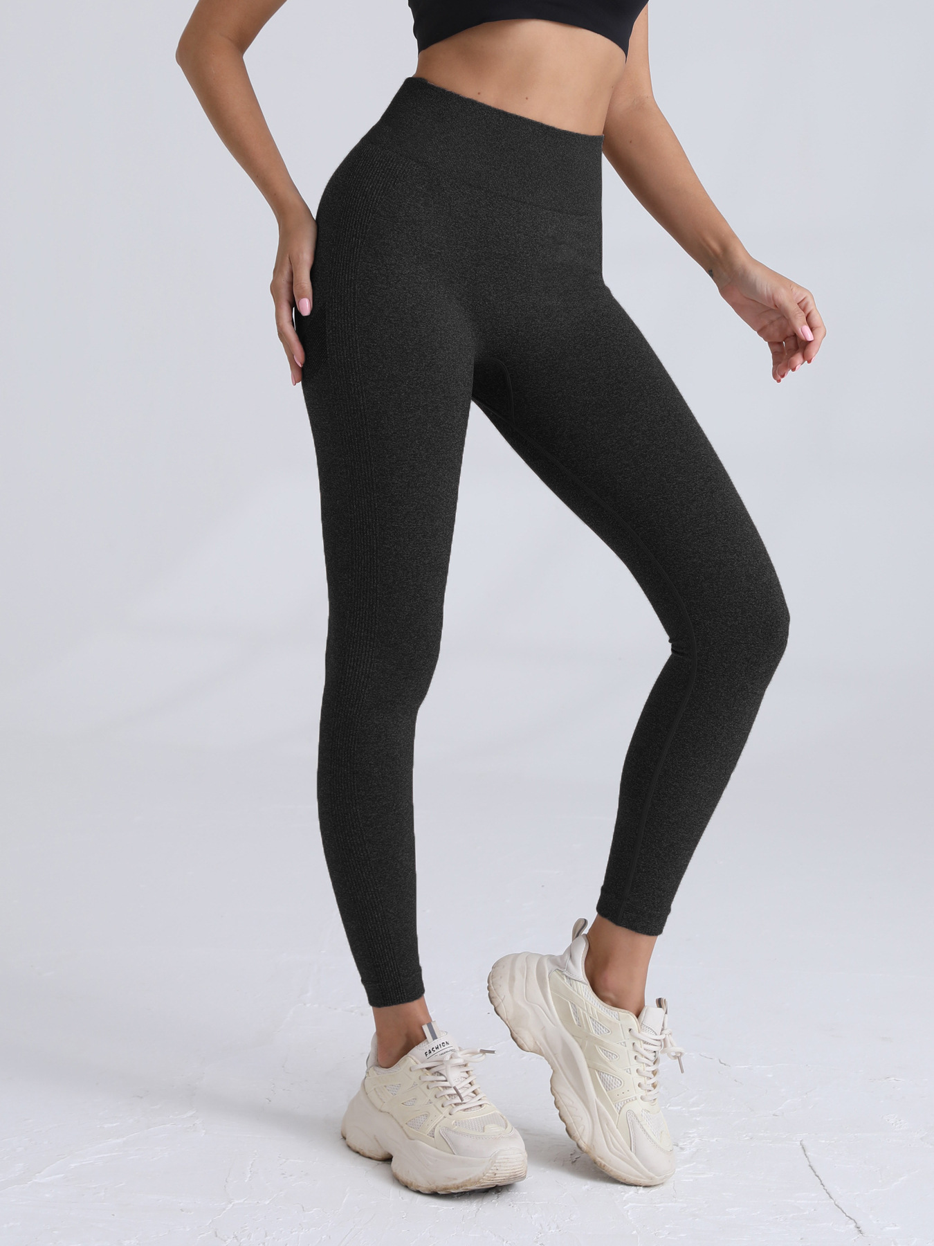 Peach Hip Fitness Pants For Women, High Waist, Abdomen And Hip Lift Yoga Trousers, Sports Running Training Can Wear Leggings_ecoleips.com