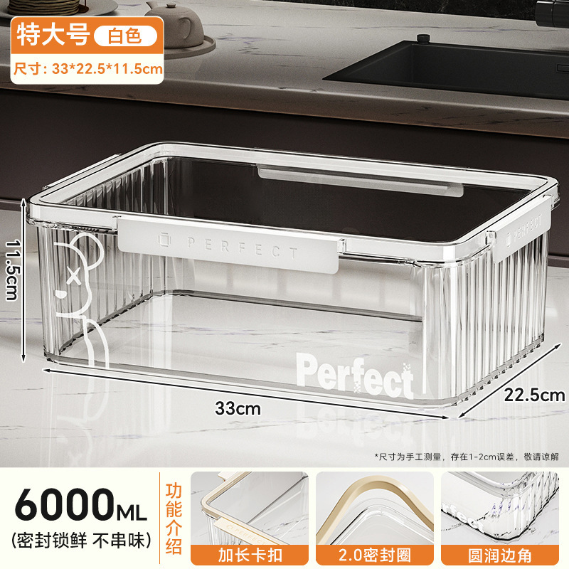冷凍食品用鮮度保持ボックス、大容量保存ボックス、冷蔵庫保存品、フルーツ餃子、野菜密封ボックス|undefined