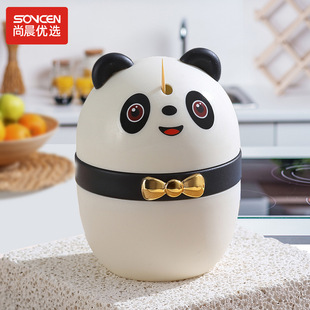 Toothpick bottle creative automatic press cute cartoon toothpick holder household light luxury panda toothpick holder