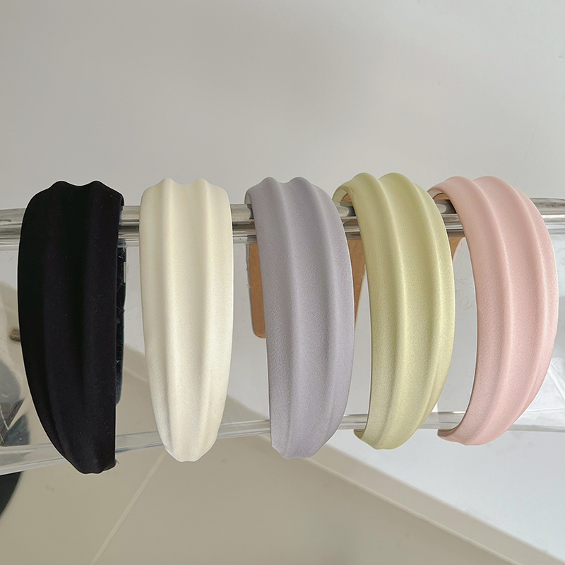 Daily Occasion Basic Simple Style Classic Style Women's Solid Color Cloth Hair Band