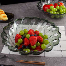 水果盘塑料创意简约现代客厅家用大号瓜子零食盘子果篮糖果干果盘