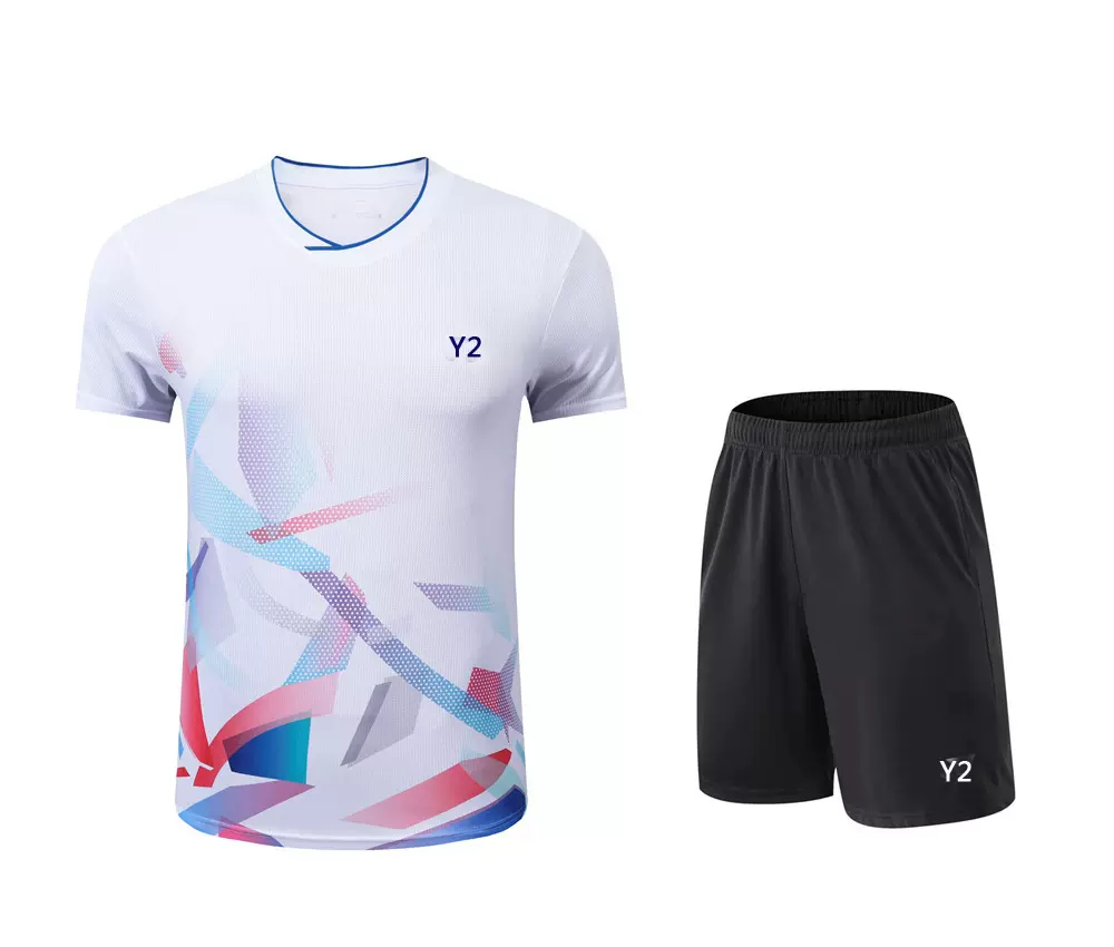 新款羽毛球服男女成人短袖乒乓球队服儿童速干透气夏季运动服6305